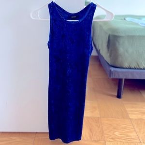 Forever 21 💙, Velvet mini dress, size S, blue